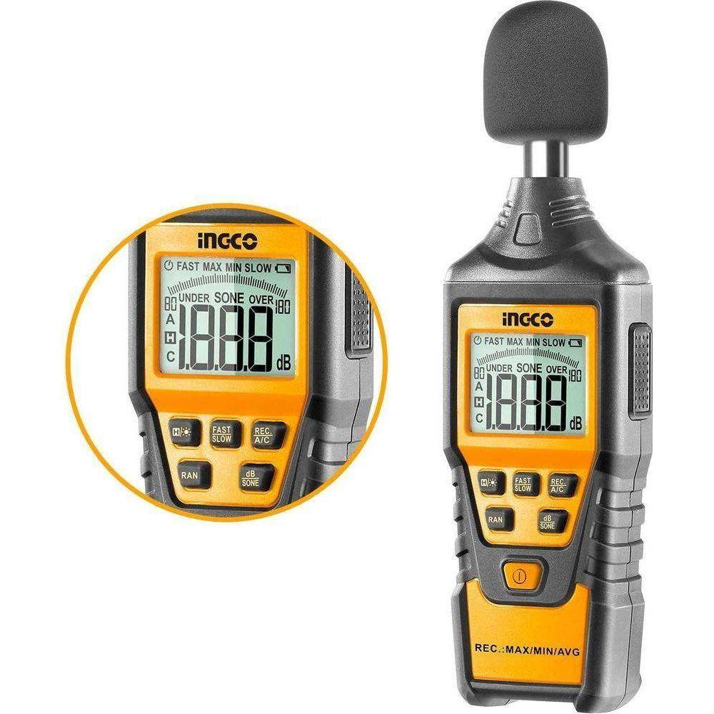 Ingco HETSL01 Digital Sound Level Meter - KHM Megatools Corp. Ingco HETSL01 Digital Sound Level Meter - KHM Megatools Corp.